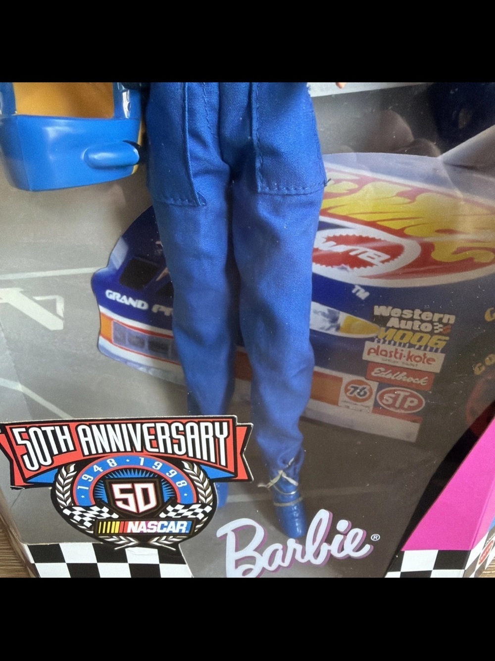 Mattel Barbie Nascar Doll 50th Anniversary Collector Edition 1948-1998 20442 - Picture 3 of 8